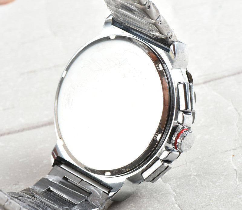 2019 Fashionable Six-Hand Steel Band Watch