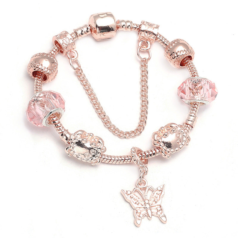 Fashion Love Geometric Rose Gold Bracelet Women&