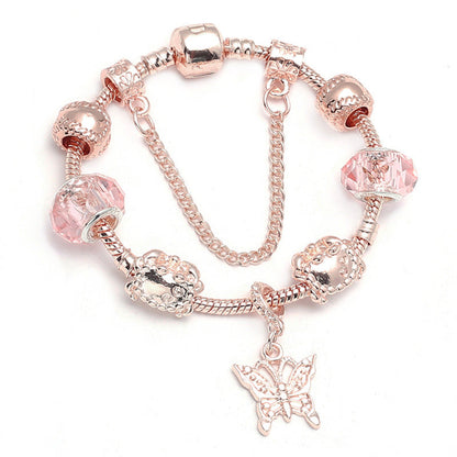 Fashion Love Geometric Rose Gold Bracelet Women&