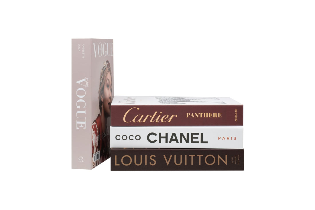Decorative Books - Fake Books for Home Decor Aesthetic Books for Room Decor Living Room Preppy Book Shelf Shelf Decor Designer Books Decor Set