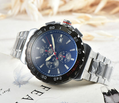 2019 Fashionable Six-Hand Steel Band Watch