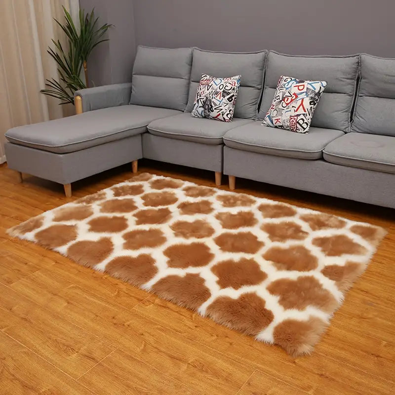 Soft Shaggy Carpet for Living Room Home Decor 19.6x31.5in